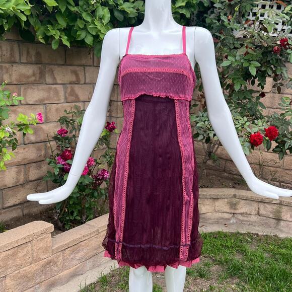 Fairy grunge dress red pink - Picture 2 of 4